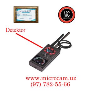 Detektor – K99 * Mini videokameralar va faol GSM/GPS qurilmalarni aniqlaydi *